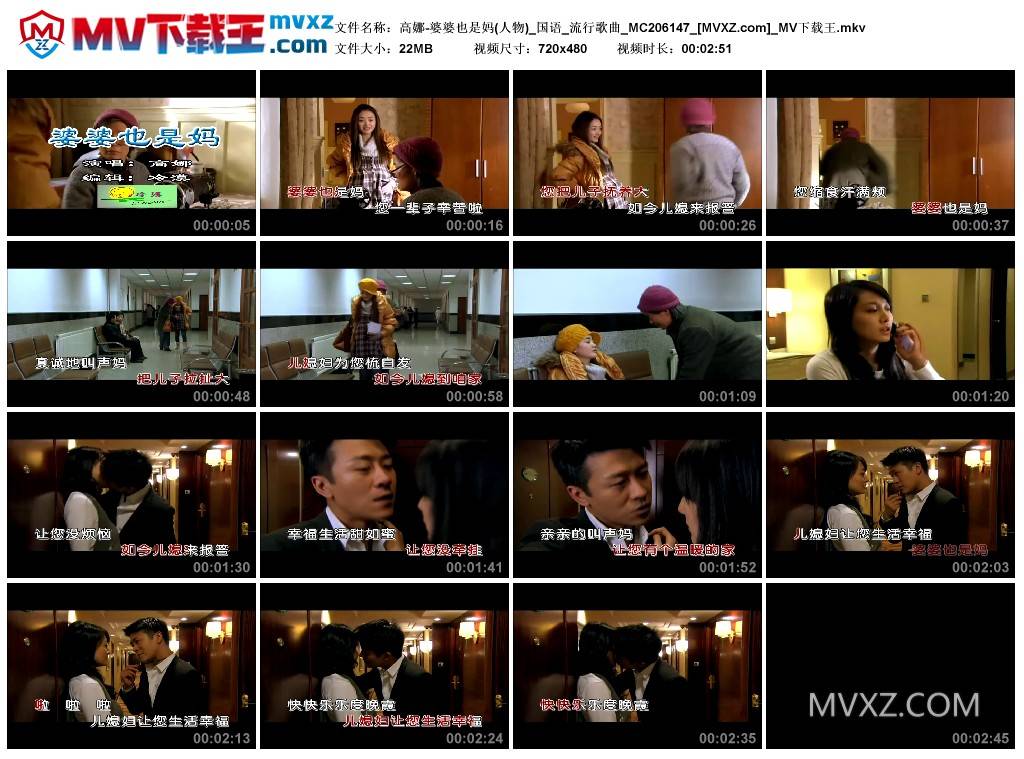 高娜-婆婆也是妈(人物)_国语_流行歌曲_MC206147